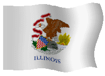 CHICAGO     (Flagge von Illinois)